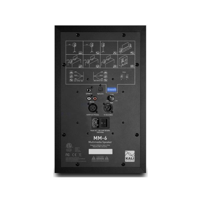 Kali Audio MM-6-EU Multimedia Speaker 6,5'' Black (Τεμάχιο)