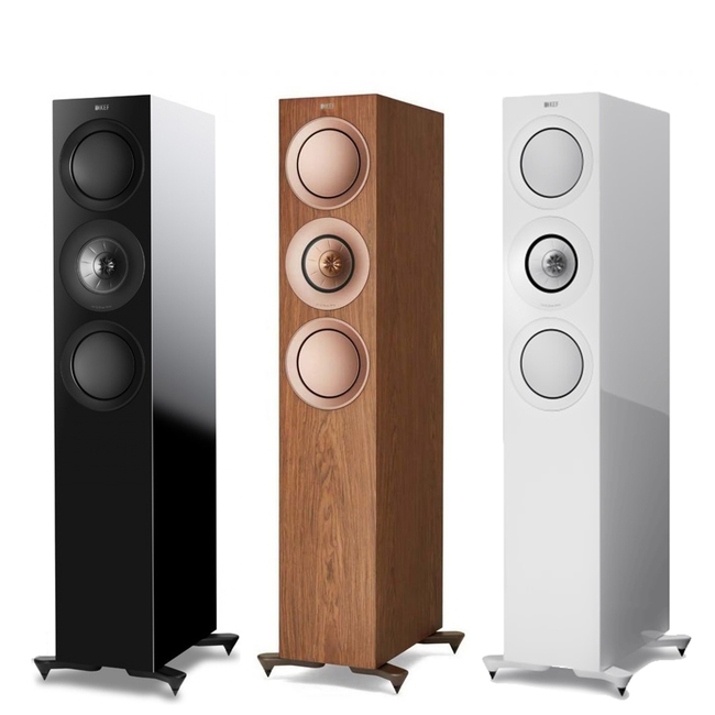 KEF R7 Black Gloss (Ζεύγος)