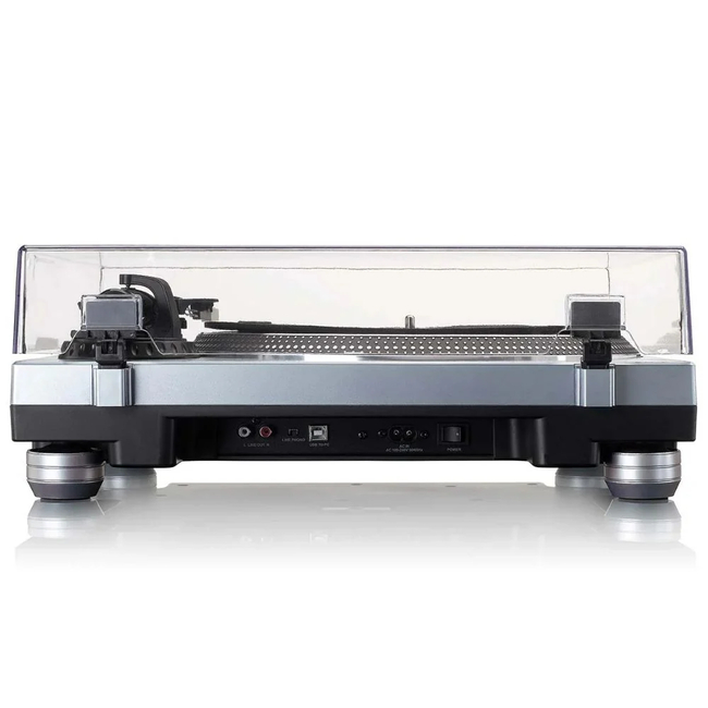 Lenco Direct Drive Turntable L-3809 Metallic