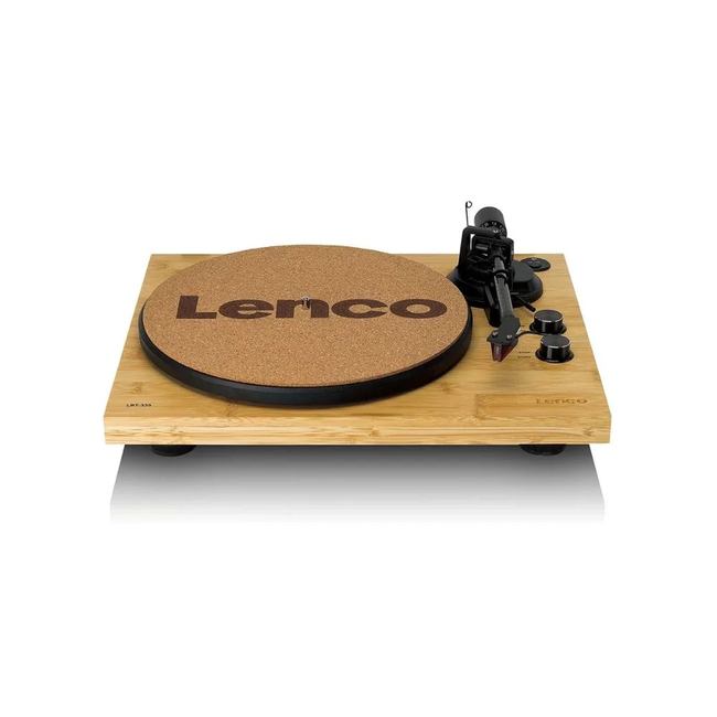 Lenco Turntable LBT-335 Bamboo - Με προενισχυτη και Bluetooth