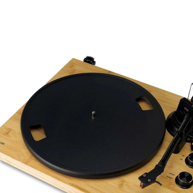Lenco Turntable LBT-335 Bamboo - Με προενισχυτη και Bluetooth