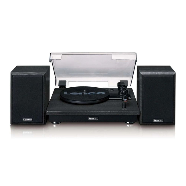 Lenco LS-100 - Black Με Ηχεία