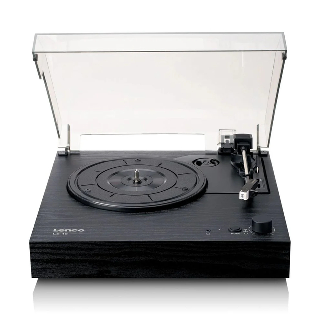 Lenco Record Player LS-15 - Black Με προενισχυτη και Bluetooth