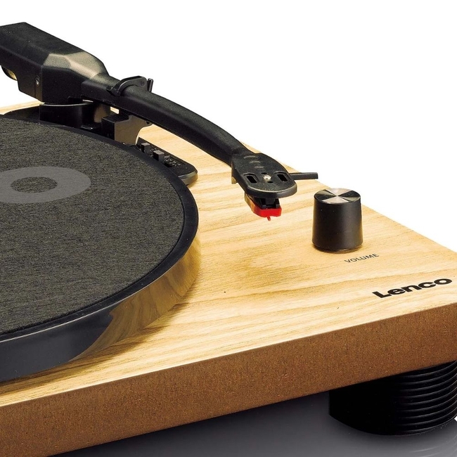 Lenco LS-50 USB Wood - Belt Drive - Με ενισχυτή -Ηχεία