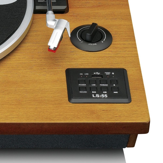 Lenco Record Player LS-55 - Με προενισχυτη και Bluetooth