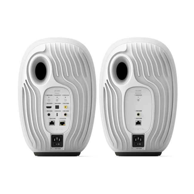 KEF LS LUXE Wireless HiFi Speakers - Mineral White (Ζεύγος)