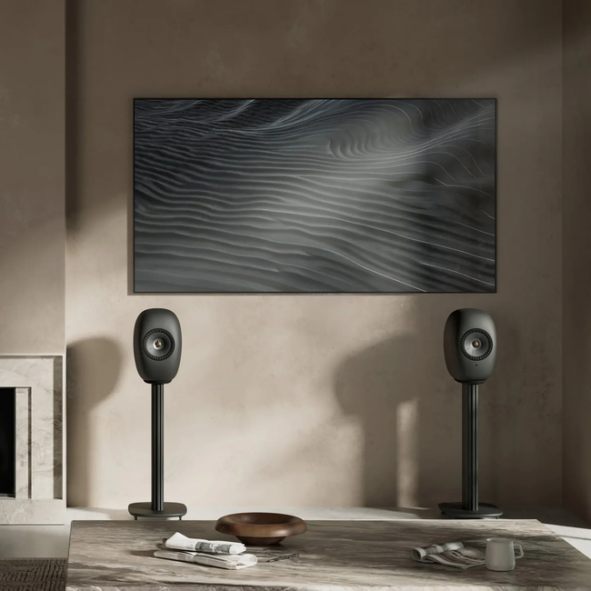 KEF LS LUXE Wireless HiFi Speakers - Eclipse Black (Ζεύγος)