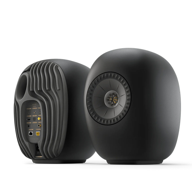 KEF LS LUXE Wireless HiFi Speakers - Eclipse Black (Ζεύγος)
