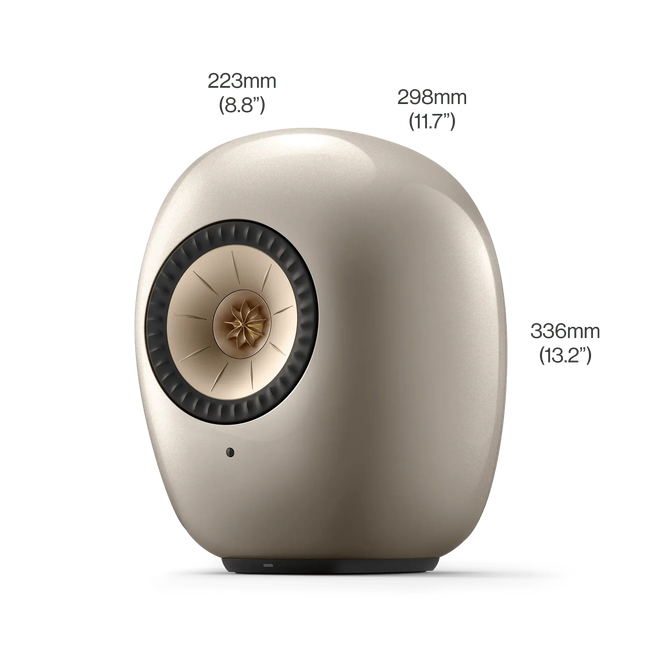 KEF LS LUXE Wireless HiFi Speakers - Dusk Titanium (Ζεύγος)