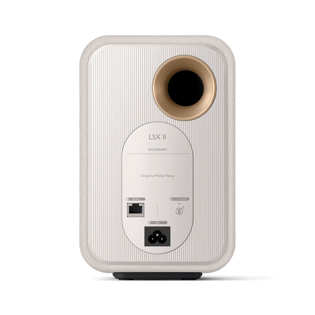 KEF LSX II Wireless HiFi System - Cotton White (Ζεύγος)