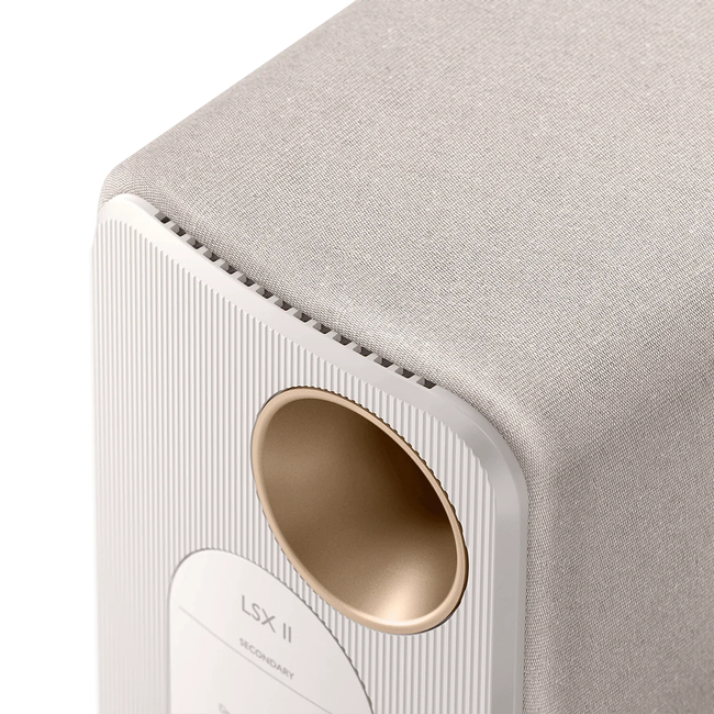 KEF LSX II Wireless HiFi System - Cotton White (Ζεύγος)