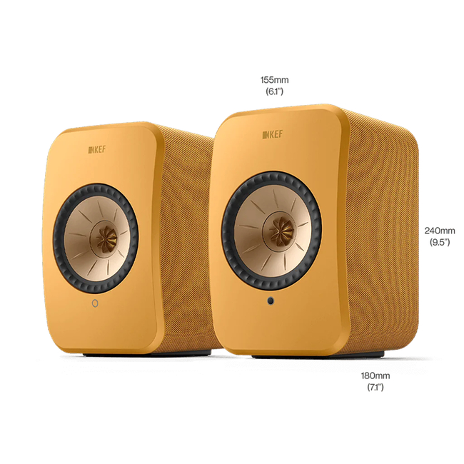 KEF LSX II Wireless HiFi System - Amper Haze (Ζεύγος)