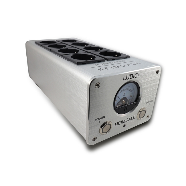 Ludic Heimdall Netfilter G30 Silver - φίλτρο, 8 πρίζες, καταστολέας υπερτάσεων.