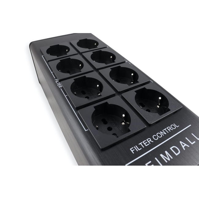 Ludic Heimdall Netfilter G30 Black  - φίλτρο, 8 πρίζες, καταστολέας υπερτάσεων