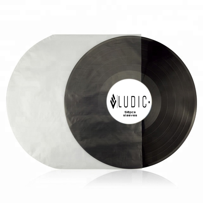Ludic No-Static Record Inner sleeves 12” 50pcs bag
