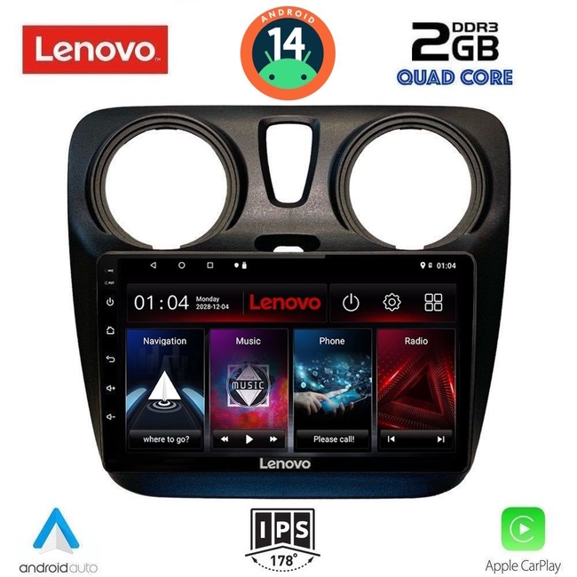 LENOVO LVD 2112_CPA (9inc) MULTIMEDIA TABLET for DACIA DOKKER 2012&gt;