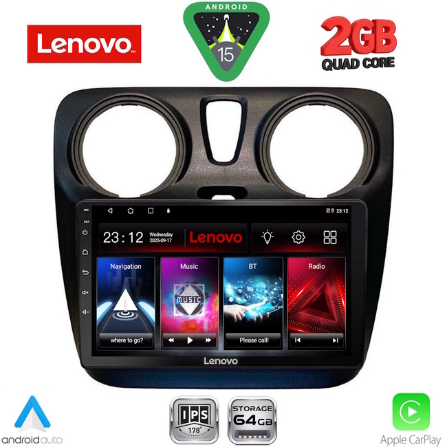 LENOVO LVD 2112_CPA (9inc) MULTIMEDIA TABLET for DACIA DOKKER 2012>