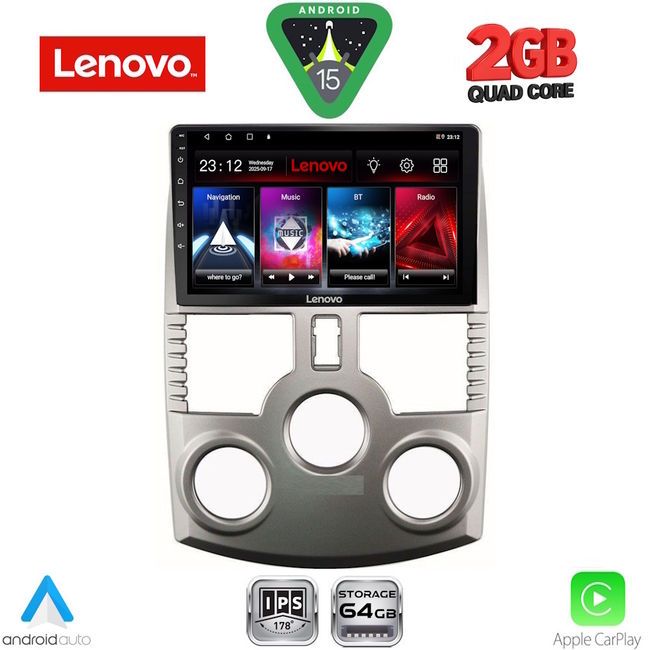 LENOVO LVD 2126_CPA (9inc) MULTIMEDIA TABLET for DAIHATSU TERIOS mod. 2006-2017