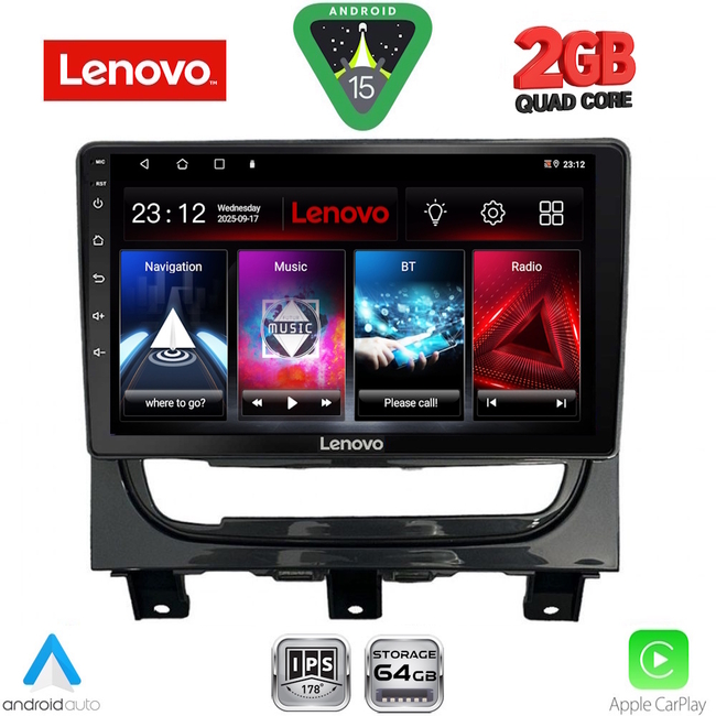 LENOVO LVD 2146_CPA (9inc) MULTIMEDIA TABLET for FIAT STRADA mod. 2012-2020