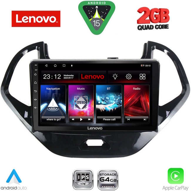 LENOVO LVD 2167SH_CPA (9inc) MULTIMEDIA TABLET for FORD KA mod. 2017>