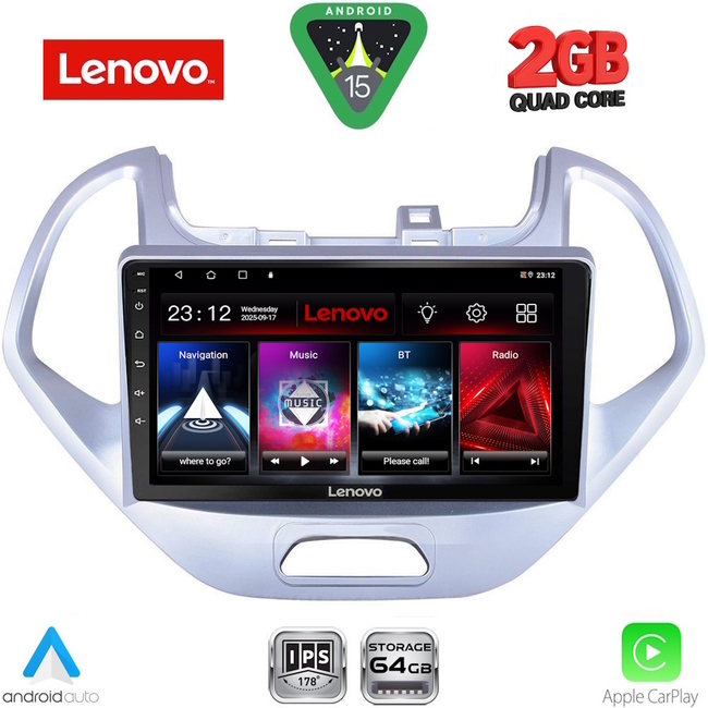 LENOVO LVD 2167LO_CPA (9inc) MULTIMEDIA TABLET for FORD KA mod. 2017>