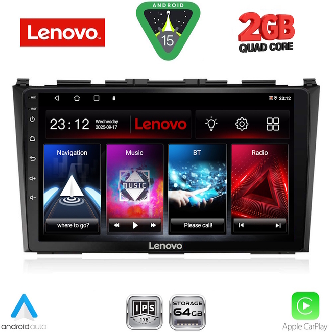 LENOVO LVD 2197_CPA (9inc) MULTIMEDIA TABLET for HONDA CRV mod. 2006-2012