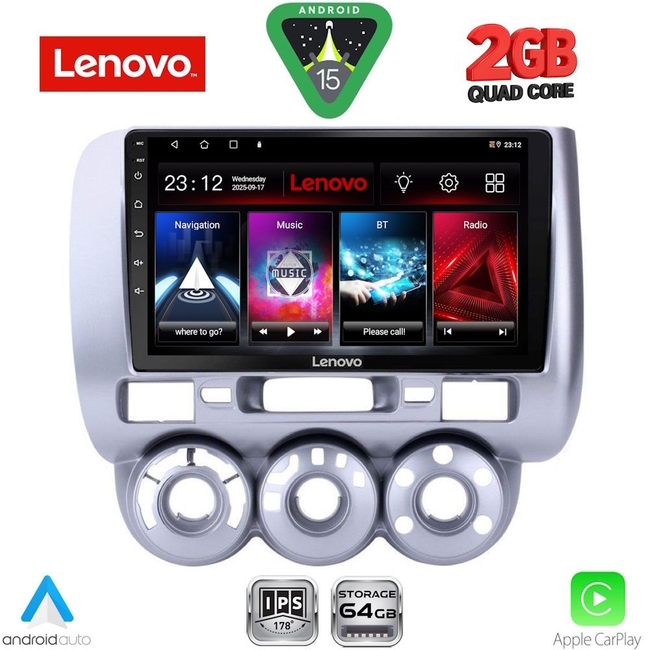 LENOVO LVD 2210_CPA A/C (9inc) MULTIMEDIA TABLET for HONDA JAZZ mod. 2002-2008