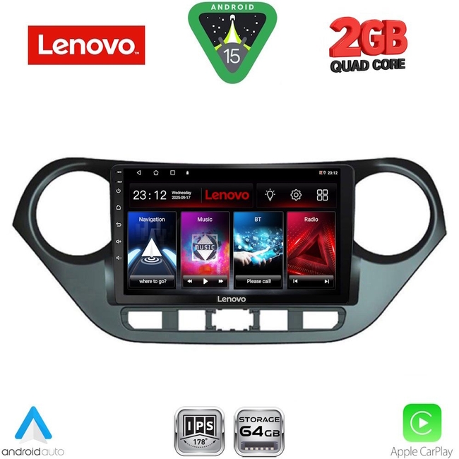 LENOVO LVD 2224_CPA (9inc) MULTIMEDIA TABLET for HYUNDAI i10 mod. 2014-2020