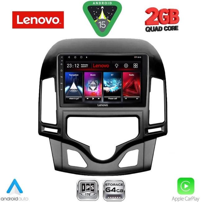 LENOVO LVD 2231_CPA CLIMA (9inc) MULTIMEDIA TABLET for HYUNDAI i30 mod. 2007-2012