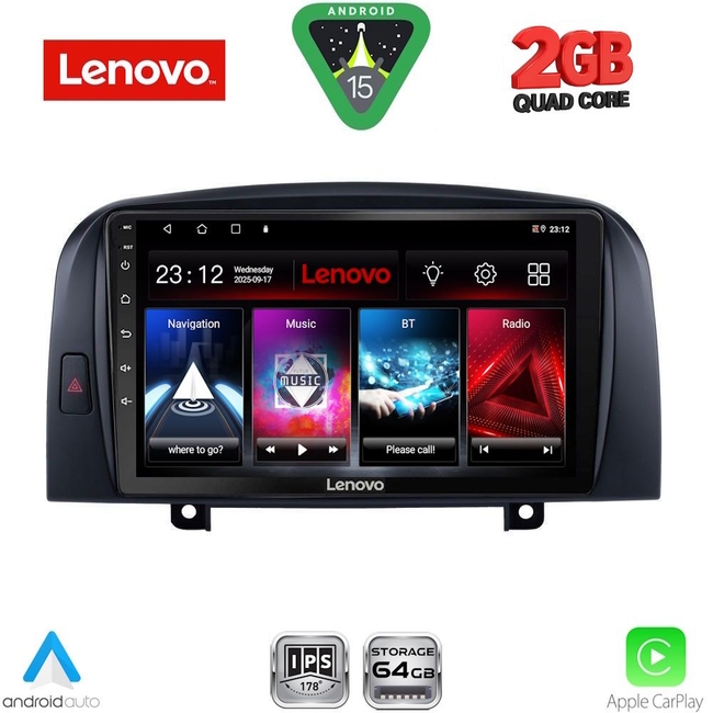 LENOVO LVD 2248_CPA (9inc) MULTIMEDIA TABLET for HYUNDAI  SONATA mod. 2006-2009