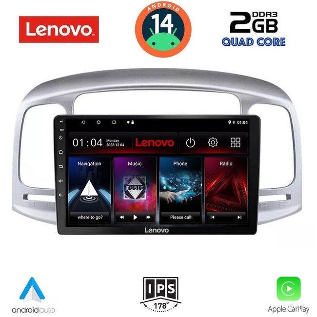 LENOVO LVD 2249_CPA (9inc) MULTIMEDIA TABLET for HYUNDAI ACCENT mod. 2005-2012