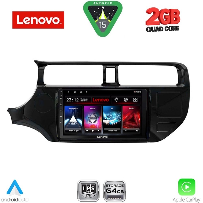 LENOVO LVD 2314_CPA (9inc) MULTIMEDIA TABLET for KIA RIO mod. 2012-2015
