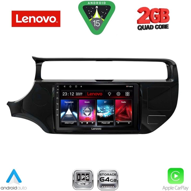 LENOVO LVD 2315_CPA (9inc) MULTIMEDIA TABLET for KIA RIO mod. 2015-2018