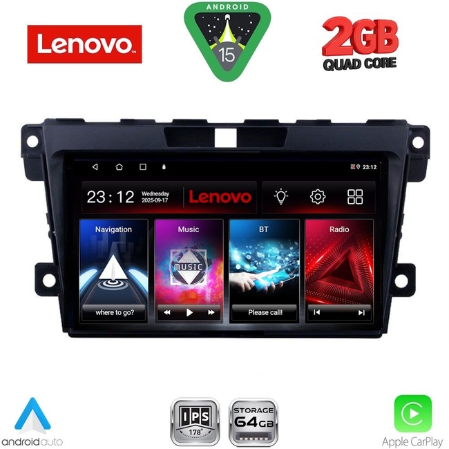 LENOVO LVD 2389_CPA (9inc) MULTIMEDIA TABLET for MAZDA CX7 mod. 2006-2012