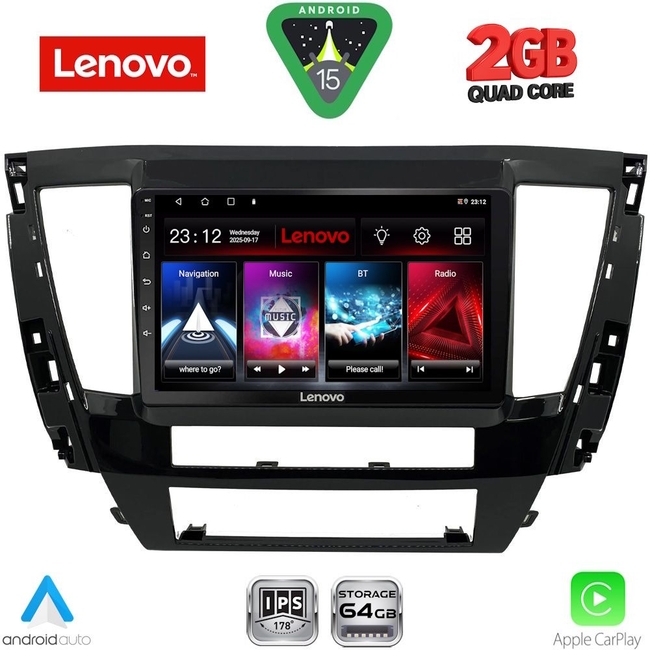 LENOVO LVD 2447S_CPA (9inc) MULTIMEDIA TABLET for MITSUBISHI PAJERO SPORT mod. 2020>