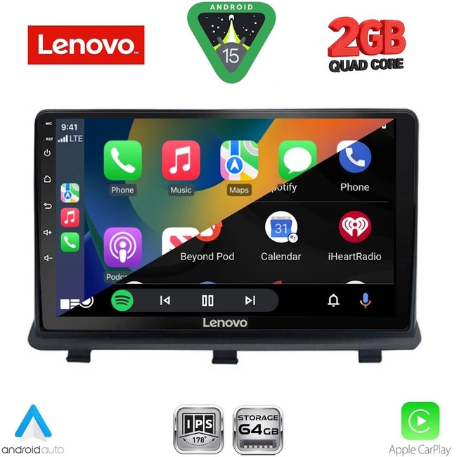 LENOVO LVD 2480_CPAA (9inc) MULTIMEDIA TABLET for OPEL ANTARA mod. 2006-2016
