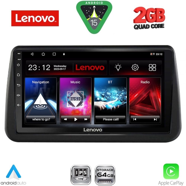 LENOVO LVD 2494_CPA (9inc) MULTIMEDIA TABLET for OPEL MERIVA mod. 2010-2017