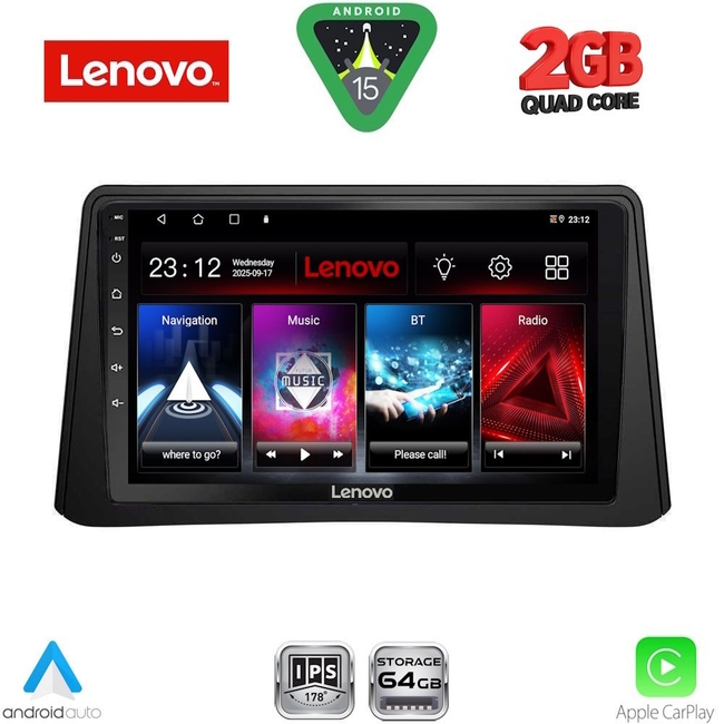 LENOVO LVD 2496_CPA (9inc) MULTIMEDIA TABLET for OPEL MOKKA mod. 2012-2015