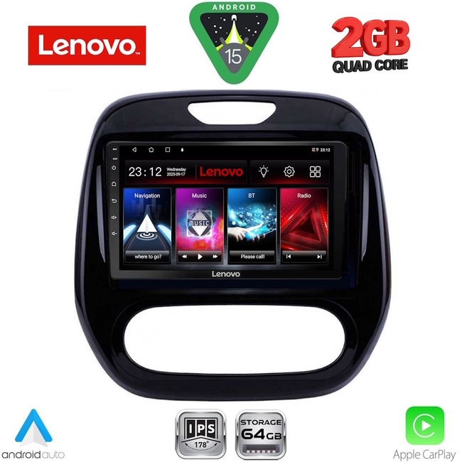 LENOVO LVD 2542_CPA (9inc) MULTIMEDIA TABLET for RENAULT CAPTUR mod. 2013-2019