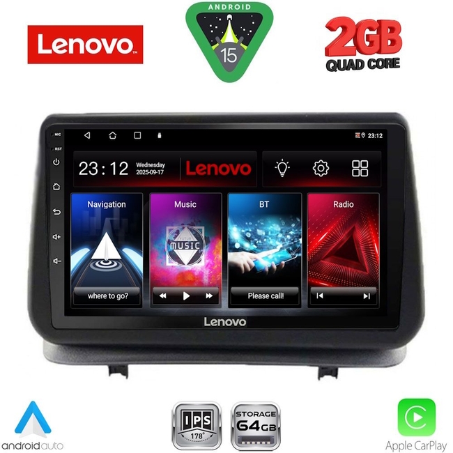 LENOVO LVD 2543_CPA (9inc) MULTIMEDIA TABLET for RENAULT CLIO mod. 2005-2011