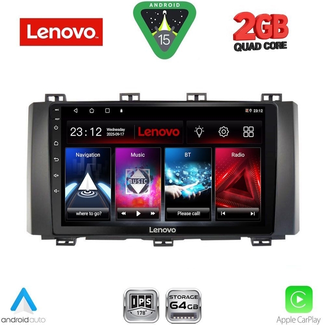 LENOVO LVD 2568_CPA (9inc) MULTIMEDIA TABLET for SEAT ATECA mod. 2017>