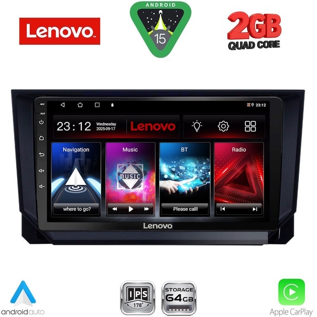 LENOVO LVD 2573_CPA (9inc) MULTIMEDIA TABLET for SEAT ARONA - IBIZA mod. 2018>