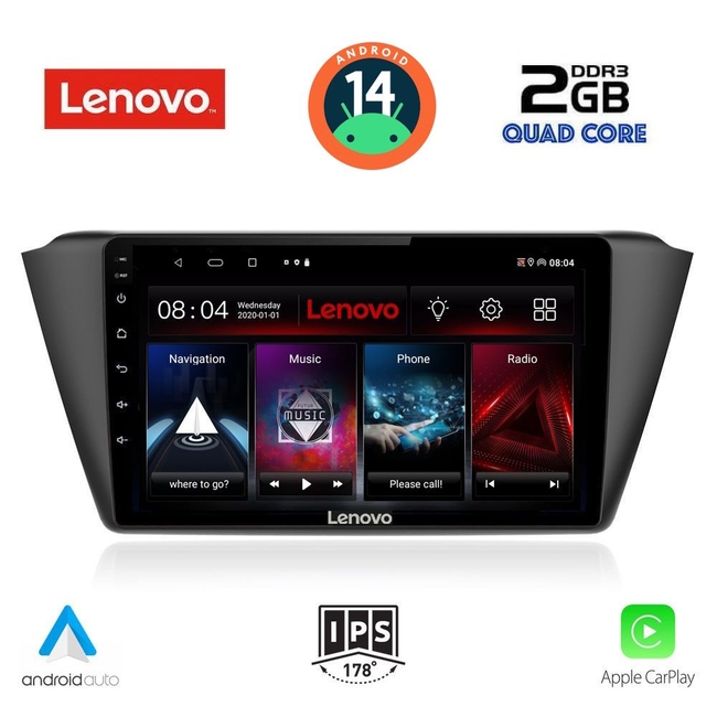 LENOVO LVE 8582_CPAA (9inc) MULTIMEDIA TABLET for SKODA FABIA mod. 2015>