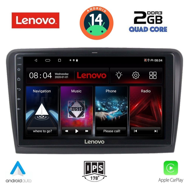 LENOVO LVD 2604B_CPA (10inc) MULTIMEDIA TABLET for SKODA SUPERB mod. 2008-2015