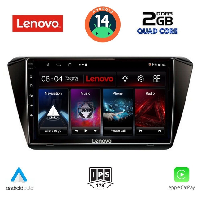 LENOVO LVD 2605_CPA (10inc) MULTIMEDIA TABLET for SKODA SUPERB mod. 2015&gt;