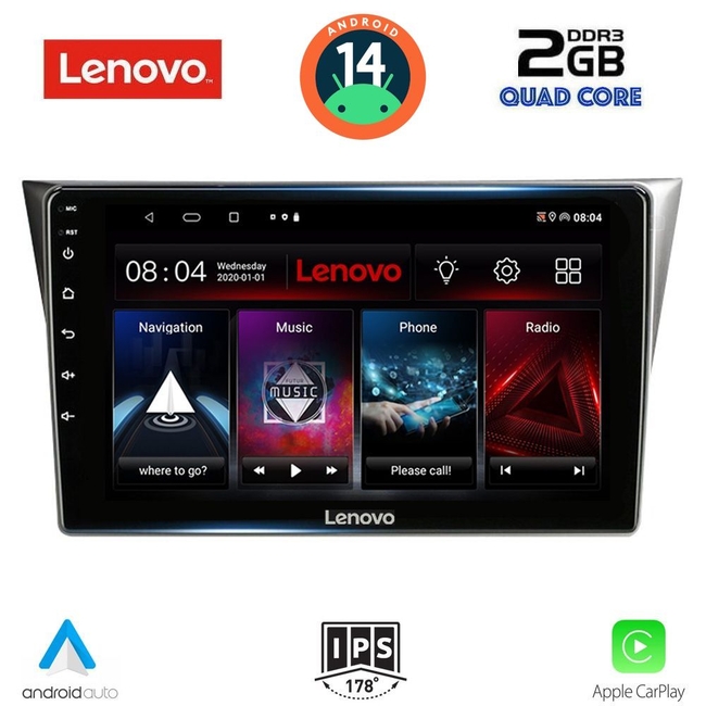 LENOVO LVD 2659_CPA (9inc) MULTIMEDIA TABLET for SUBARU IMPREZA mod. 2002-2008