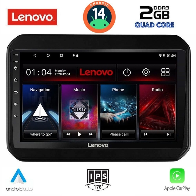 LENOVO LVD 2676_CPA (9inc) MULTIMEDIA TABLET for SUZUKI IGNIS mod. 2016&gt;