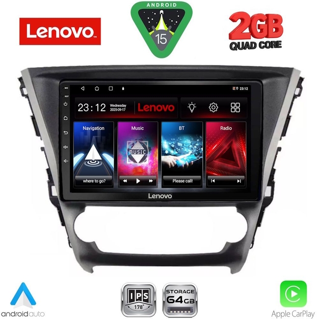 LENOVO LVD 2706_CPA (10inc) MULTIMEDIA TABLET for TOYOTA AVENSIS mod. 2016-2019