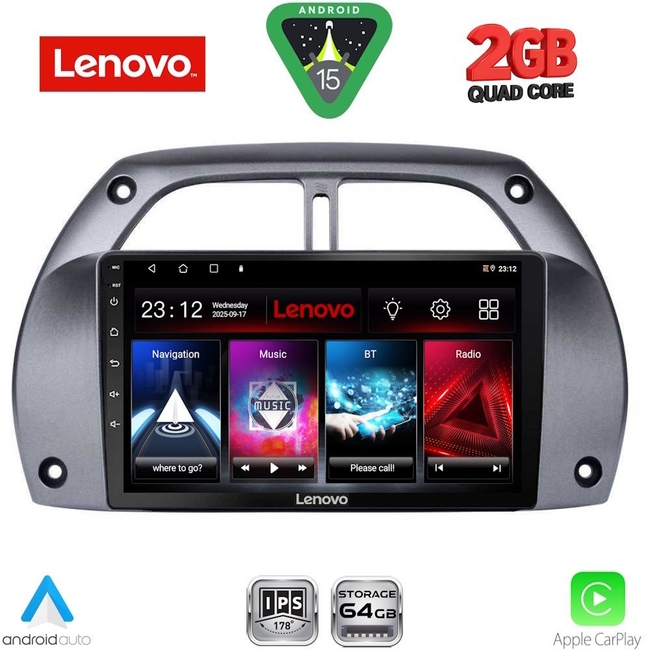 LENOVO LVD 2730_CPA A/C (9inc) MULTIMEDIA TABLET for TOYOTA RAV 4 mod. 2000-2006