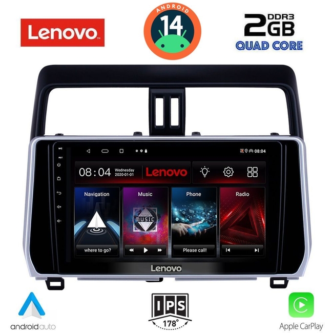 LENOVO LVD 2739_CPA (10inc) MULTIMEDIA TABLET for TOYOTA LAND CRUISER mod. 2019&gt;
